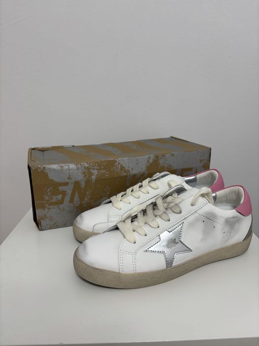 Golden Goose White/Pink