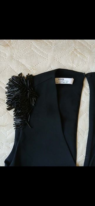 Елегантна рокля MNG и чантичка от естествена кожа