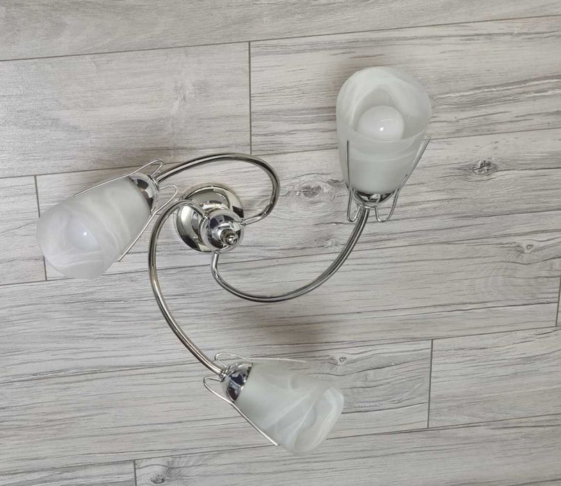 Комплект абажури - осветителни тела, лампи за таван и стена