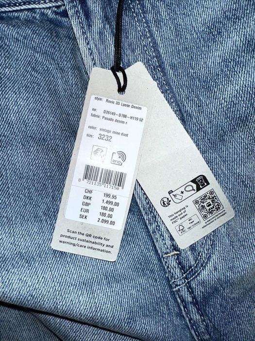 Мъжки дънки G-STAR RAW Rovic 3D Loose