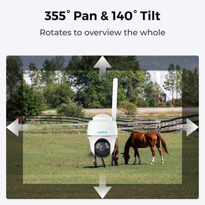 Camera de supraveghere Reolink Go PT Plus G430 cu 4G - LTE