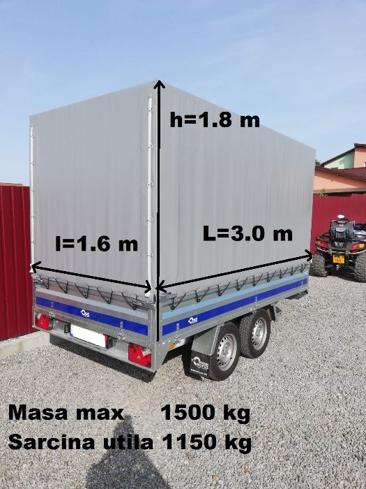 Inchirieri inchiriez remorci si Platforme transport auto remorca