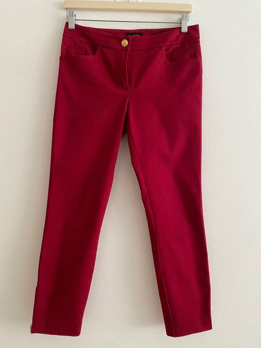 Наситено червени дънки Massimo Dutti, 36