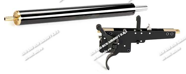 Pusca (MODEL NOU!)~ Sniper Puternic 6mm Cu Arc Airsoft De 5.2 JOULI !!