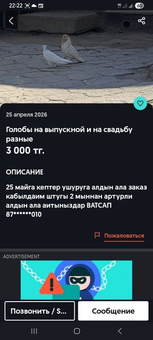 Кептар сатам 25 майга