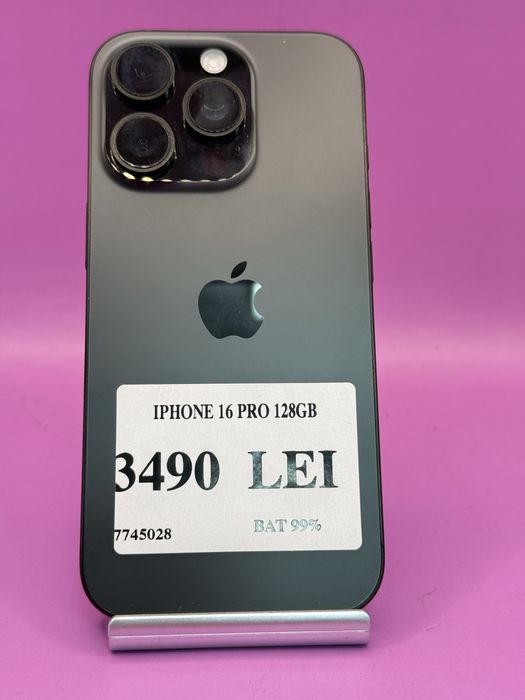 Iphone 16 pro 128gb•amanet matei crangasi•7745