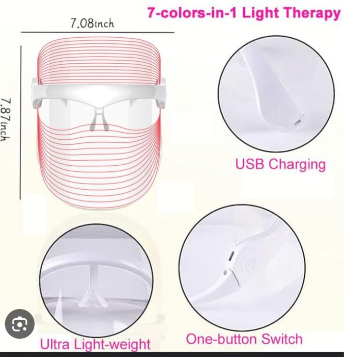 7 цветна LED маска