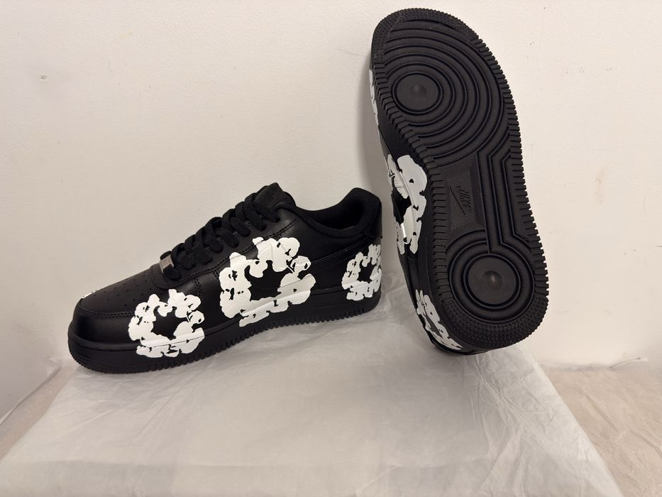 ! Reducere ! Adidasii nike air force 1 custom denim tears