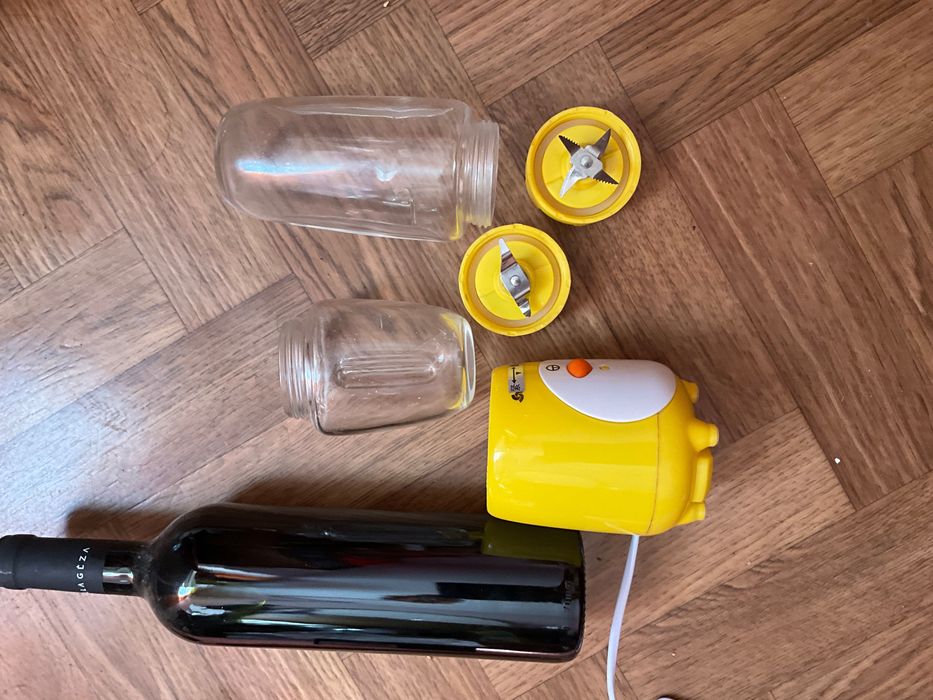 blender mini portabil cana de sticla