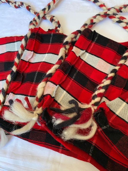 Traista Traditionala zona Maramures ! Lucrata Manual din Lana Naturala