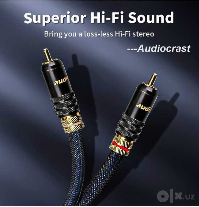 Профессиональный RCA аудиокабель Audiocrast
