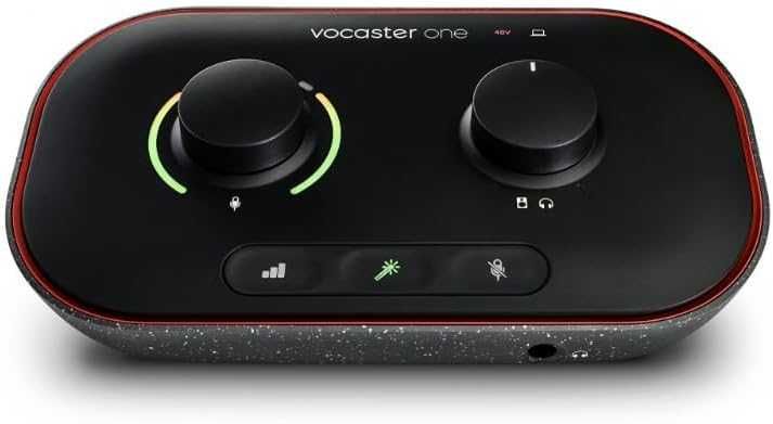 Аудио интерфейс Focusrite Vocaster One - За подкаст и стрийминг