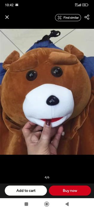 Costum carnaval urs care cară
