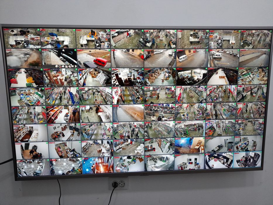 Установка камер видеонаблюдения