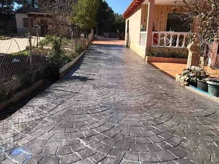 Pavaj din beton amprentat