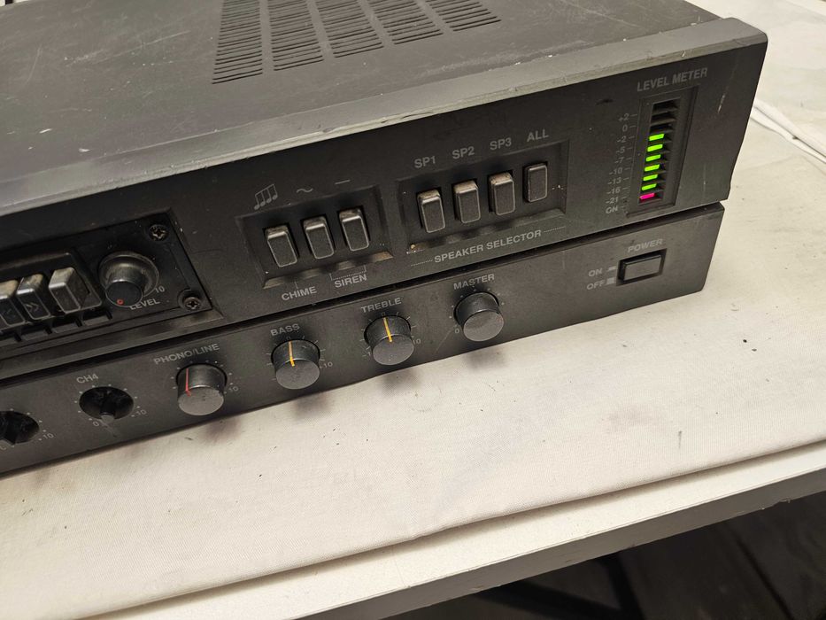 Amplificator Public Address Jedia CPA-3120X | Sistem Audio Profesional cu Tuner și Casetofon