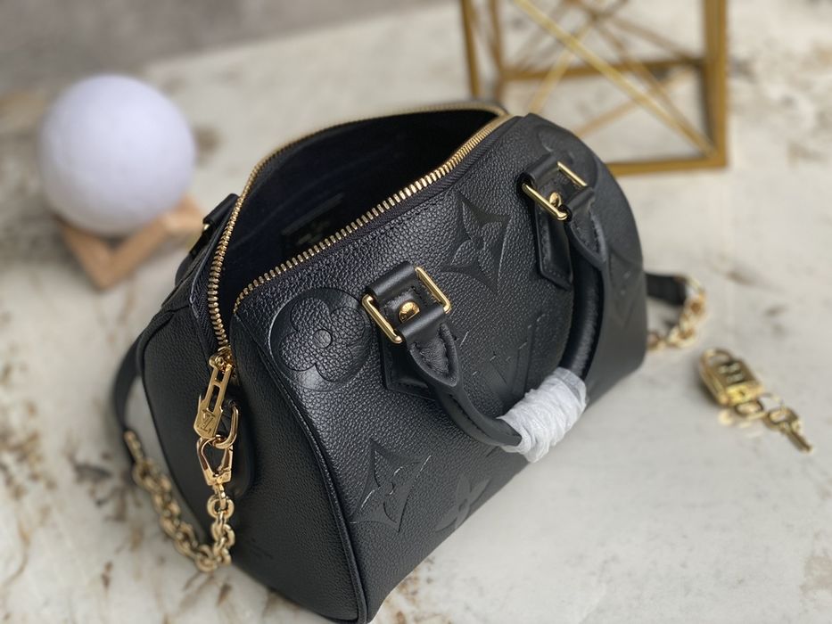 Geanta Louis Vuitton Speedy 20.6 cm negru, Premium