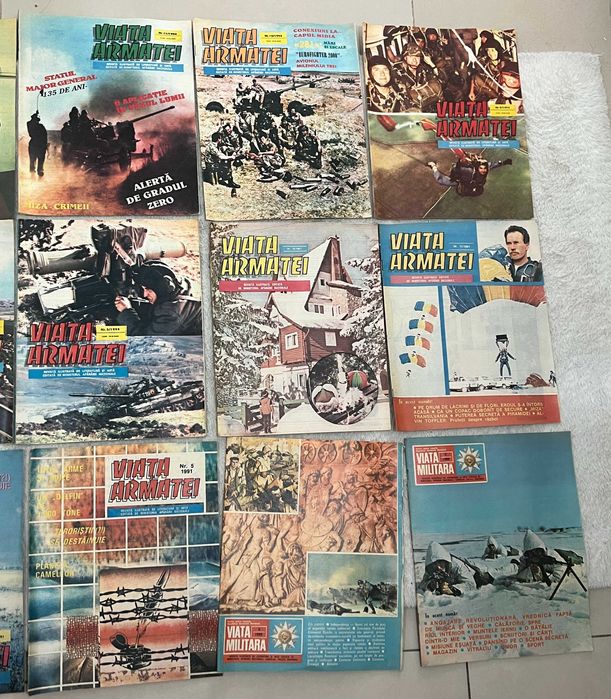 Lot reviste Viata Armatei Viata Militara anii 80 90