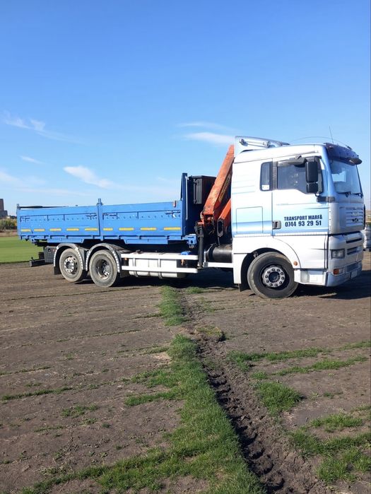 Transport Marfa / Camion cu macara