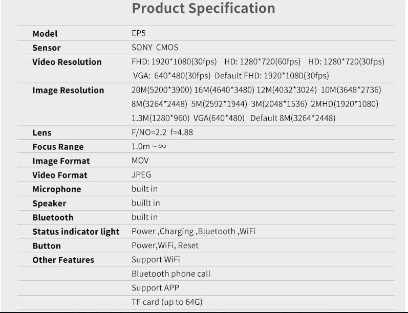 Bluetooth наушники ORDRO EP5