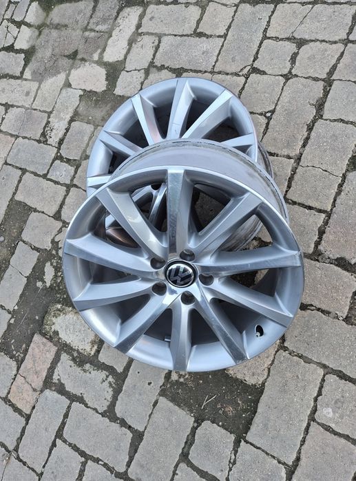 Două jante originale VW Passat CC R18 seria 8Jx18 ET44 - 5x112