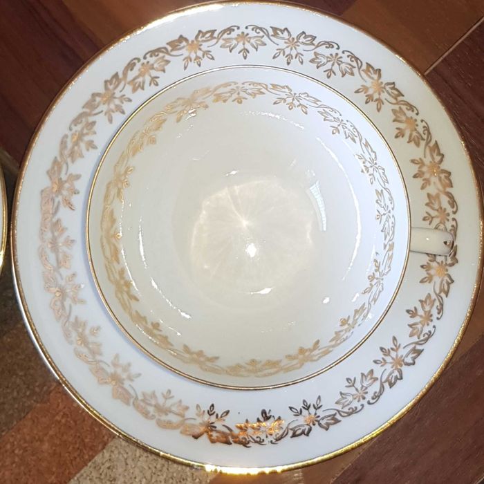 Старинен порцеланов сервиз за кафе- Франция