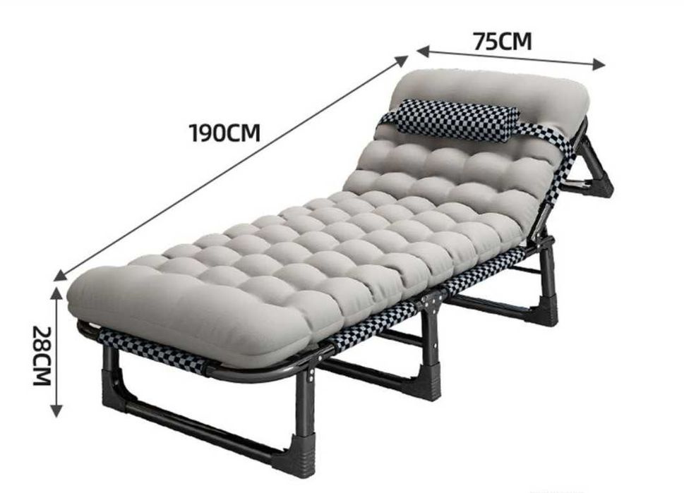 Кровать раскладушка Евростандарт-190x68x28 cм Доставка бесплатно