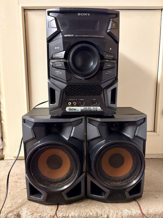 Sistem audio Sony MHC-EX600 cu 2 boxe originale