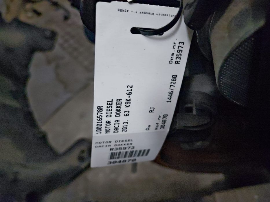 Vînd motor 1.5 dci euro5 dacia renault 2014