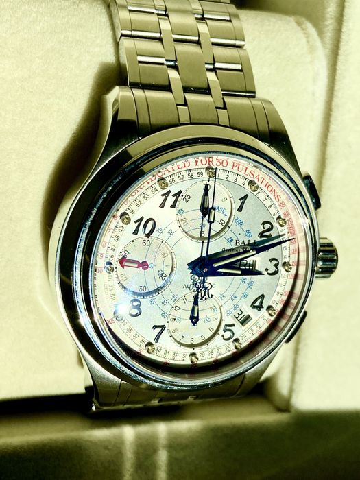 Часовник BALL Trainmaster Pulse Meter Automatic-CM1010D-SJ-WH