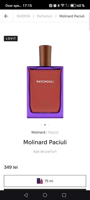 Parfum Patchouli Unisex 75 ml