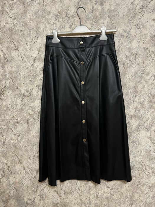 Юбка Zara, экокожа