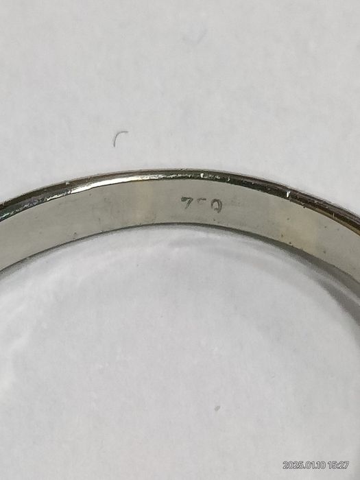 Vind inel din aur 18kt cu diamante