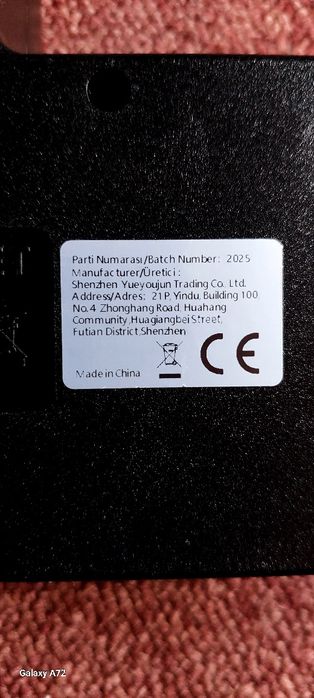 Adaptor  3 prize cu usb și lampă led