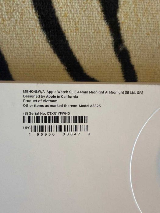 Смарт часы Apple Watch SE 3 44mm Midnight