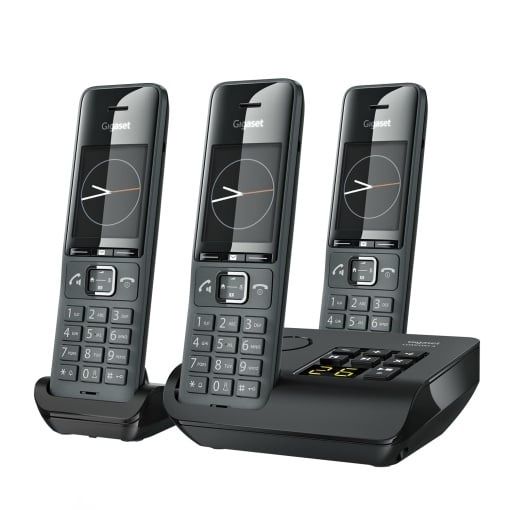 Gigaset Comfort 520A Trio - 3 telefoane DECT fara fir cu robot telefon