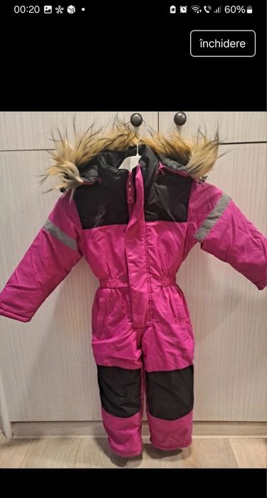 Combinezon roz fetite