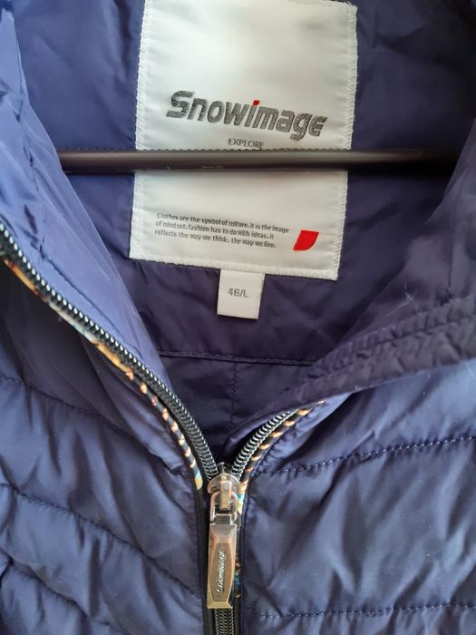 Демисезонная куртка,  синяя, 46-48