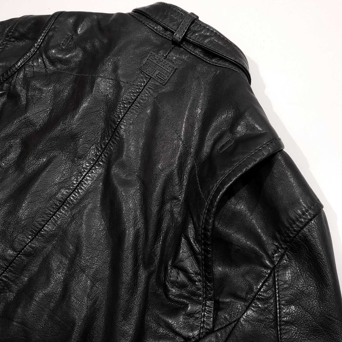 G-STAR RAW Chopper Leather Jacket Оригинално Кожено Яке S