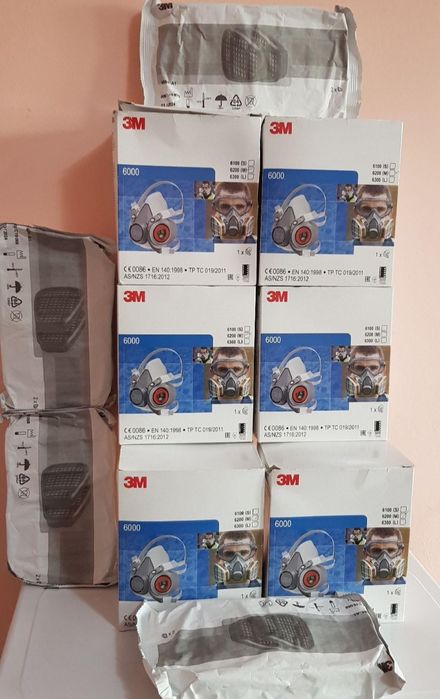 Mască 3M + filtre prefiltre capace