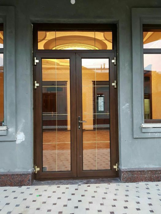 Акфа имзо эшик ром витражлар ясаб ўрнатамиз