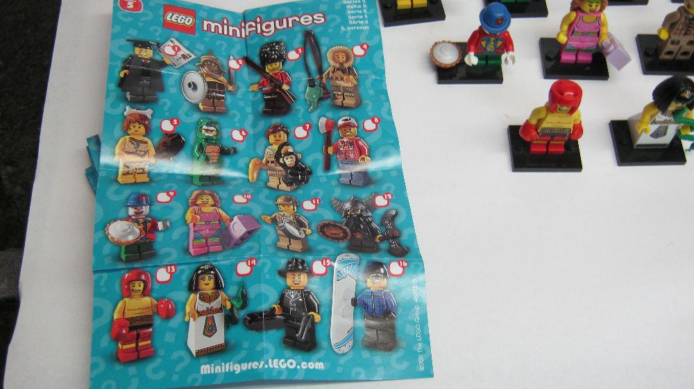 Figurine LEGO.seria 5.Dubluri ramase.