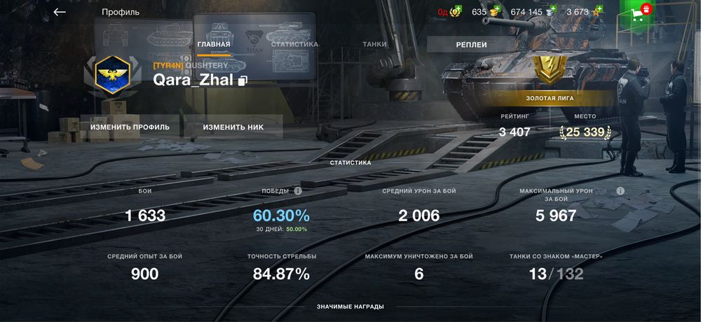 Аккаунт WoT Blitz