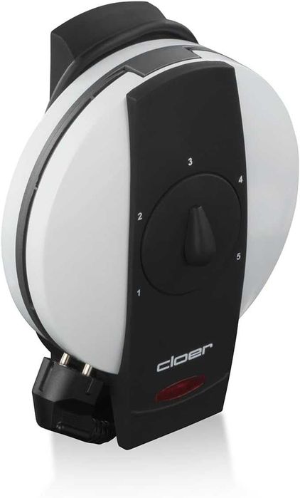 Гофретник Cloer за сърцевидни гофрети, 930W,Размер на гофретата 15,5см