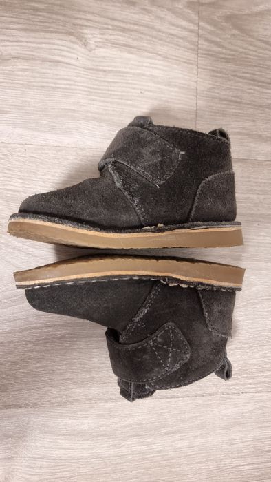 Ghetuțe Zara piele întoarsă îmblănite