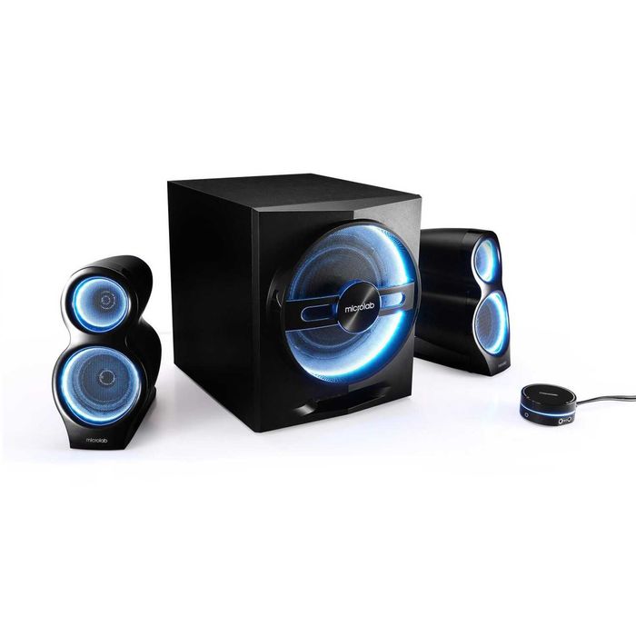 Колонки Стереосистемы Microlab T10 / 2.1/56W RMS (16*2+24W) BT 4.0 1.4