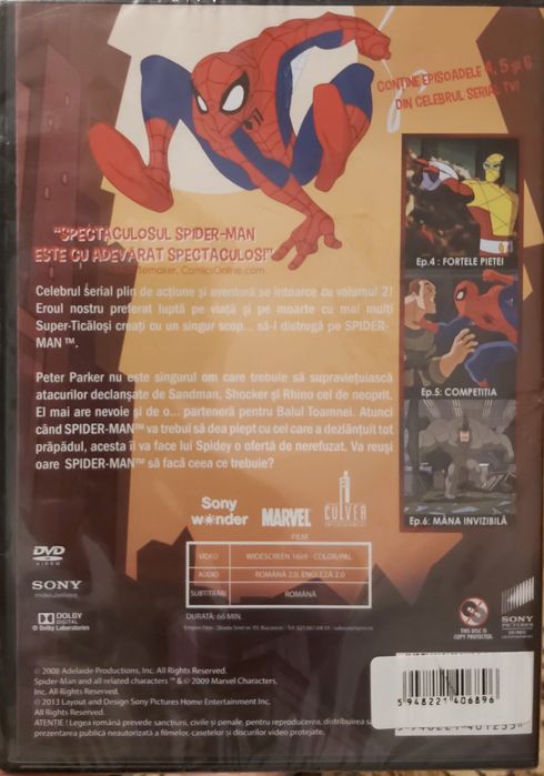 DVD Spider Man- ediție limitată