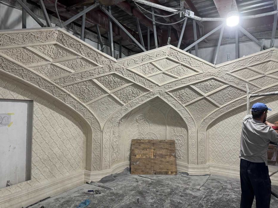 Suxoy montaj • Сухой монтаж • Travertin • Крепление • Кронштейн