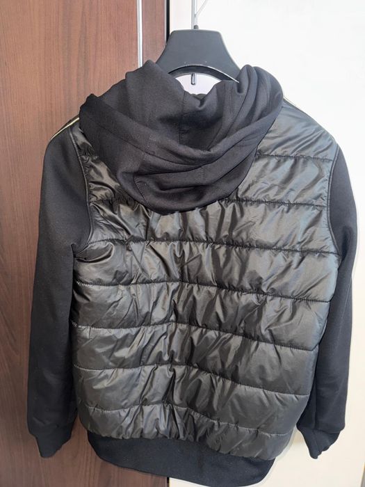 Geacă Karl Lagerfeld originală, neagră, cu glugă
