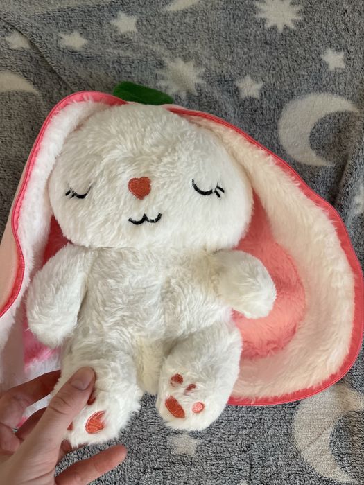 игрушка дыщащий зайчик